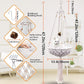 Macrame Hammock, Handwoven Boho Cat Swing with Hanging Kit for Indoor Outdoor Home Decor Hang on Wall Bed for Sleeping, Playing, Climbing and Lounging