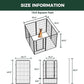 FXW Rollick Unleashed Dog Playpen for Indoor, Yard, RV Camping, 45 inch 8 Panels for Large Dogs│Patented