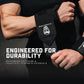 Gymreapers Weightlifting Wrist Wraps (IPF Approved) 18" Professional Quality Wrist Support with Heavy Duty Thumb Loop - Best Wrap for Powerlifting Competition, Strength Training, Bodybuilding