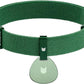 Safety Cat Collar and ID Tag Set, Elastic Quick Release Non Breakaway Collar, Personalized Aluminum Engraved Pet Name Tag, Lightweight for Kitten Small Large Cats (Alpine+Olive-M, Pocket)