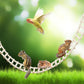 Rat Ladder Bridge Toy, Rat Climbing Toys, Natural Wooden Hamster Ladder Bridge Toy, Cage Accessories for Bird Parrot Cockatiel Sugar Gliders - 54 Steps - 74.6 x 3.14 Inch