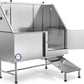 Flying Pig Grooming 62" Stainless Steel Pet Dog Bath Tub with Faucet (Right door/Left Drain), 62 x 27 x 58"