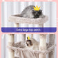 Cat Tree, Cat Tower for Large Cats with 2 Big Platforms, 2 Baskets, condo and Toys, 63" Cat Scratching Posts for Indoor Cats, Muchroom GCT020MU