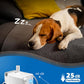 Dog Water Fountain for Large Dogs, 9L/2.4Gal Stainless Steel Dog Fountain with Water Level Window & Filtration, Automatic Pet Water Bowl Dispenser Indoor, for All Dogs and Multi-Pet (Pump)