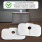 8 Pack Cat Fountain Filters & Sponges - No Trim Fit for PETLIBRO Dockstream PLWF Series (005/105/115/305) - Multi-Cat Homes