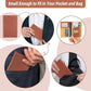 Genuine Leather Travel Passport Wallet, Slim RFID Blocking Holder for Secure Travel and Document Organization (Brown)