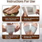 2 in 1 Foot Pads, 24Pads Bamboo Vinegar Coconut Shell Powder Feet Pads with ''Stay in Place'' Bigger Adhesive Sheet