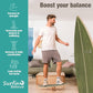 Board - unique board incl. corc roller, corc hemisphere and balance ball - surf balance board - balance training - balance board kids - balance board wood
