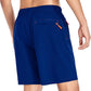 Men's Gym Shorts Sports Quick Dry Workout Running or Casual Training Short with Zipper Pockets