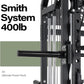 Major Fitness Drone2 Smith△ Machine – All-in-One Home Gym Squat Rack with Weight Bar, Dual LAT Pull-Down Systems & Cable Crossover Machine for Full-Body Workouts