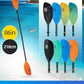 OCEANBROAD Kayak Paddle 86in/218cm, 90.5in/230cm Alloy Shaft 2-Piece Floatable Kayak Oar for Kayaking Canoeing Boating