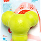 WEST PAW Zogoflex Tux Treat Dispensing Dog Chew Toy – Interactive Chewing Toy for Dogs – Dog Games for Aggressive Chewers, Fetch, Catch – Holds Kibble, Treats, Small 4", Granny Smith