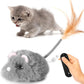 Remote Control Cat Toy Rechargeable Cat Mouse Toy Automatic Interactive Cat Toys for Indoor Cats Toy with 3-Speed Adjustment and 4 Directions