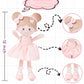 Soft Baby Doll Toys (12''), My First Baby Rag Doll for 1 Year-Old Girl Birthday Gift, Leya Doll Christmas Plush Toys Gift for Toddler Kids Infants -Butterfly Girl