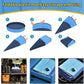 Foldable Dog Pool, 55" x 12" Kiddie Pool with Hard Plastic, Non-Slip Dog Bath Tub for Outdoor Backyard, Collapsible Dog Swimming Pool for Kids Dogs Pets (Blue)