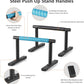 Strength Training Parallettes I-Sit Push Up Bars, Pushup Handles Calisthenics Equipment for Home Workout, Anti-slip Gymnastics Bars, Handstand & Dip Bar for Outdoor Exercise