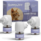 Cat Calming Diffuser Refills – Long-Lasting 30-Day Formula with Pheromones for Stress Relief, Relaxation, and Anxiety Reduction in Cats Easy to Use – (3 Diffusers + 3 Refills)