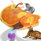 Interactive Cat Toys Mouse Ball, Motion Activated Cat Ball Super Fast in Mice Holes Cat Tent Tunnel