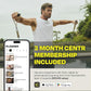 Centr Home Gym Functional Trainer - Multifunctional Cable Machine Home Gym System - Workout Weight Machine for Strength Training - Full Body Compact Exercise & Fitness Equipment Set
