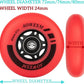 AOWESM Inline Skate Wheels 80mm 76mm 72mm 85a Outdoor Indoor Black Blue Red Roller Hockey Blades Replacement Wheels w/Bearings ABEC-9 and Floating Spacers (8-Pack)