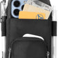 Perilogics Phone Holster with Magnetic Cover, Belt Clip Pouch Fits iPhone 17 Pro Max, 16 Pro Max, 16 Plus and Other Pro Max/Plus Models with Case Installed, with Zipper Storage & Card Pocket