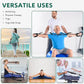 Stretching Strap Yoga Straps for Physical Therapy, 10 Loops Non-Elastic Stretch Band for Pilates, Flexibility, Exercise and Gymnastics