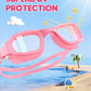 Kids Swim Goggles,Swimming Goggles for Kids 6-14, Anti-Fog UV Protection Pool Glasses for Boys Girls