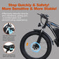 Electric Bike for Adults,39MPH/36MPH-100 Miles/90 Miles（3000W/2000W） Electric Bicycle with 52V/48V/23Ah Battery, 26''Fat Tire Fast E-Bike