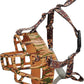 Basket Muzzle to Prevent Biting, Dog Muzzle for Large Medium Small Dogs Allows Panting Drinking Anti Chewing, Perfect for Grooming Trimming Training and Aggressive Reactive Dogs (Brown, Size 1)