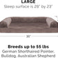 Furhaven Orthopedic Dog Bed for Large/Medium Dogs w/ Removable Bolsters & Washable Cover, For Dogs Up to 55 lbs - Faux Fur & Velvet Sofa - Driftwood Brown, Large