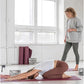 Hasipu 2Pcs 63''x28'' Home Gym Mirror Large Full Length Wall Mounted Full Body Mirror for Yoga Dance Fitness Exercise Studio Bedroom Garage, Frameless Tempered Glass Workout Mirrors Walnut Rectangular