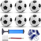 6 Pack Classic Soccer Balls Size 5/4/3 Includes Ball Pump and Net Bag，Soccer Training Ball Practice for Kids and Adults，Competition Soccer for Indoor Outdoor