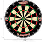Gladiator Dartboard with Top-Grade African Sisal and Sword Edge Staple Free Wire Spider for Maximum Scoring Potential and Less Bounce Outs