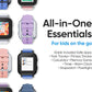 Gabb Watch 3e - GPS Tracker for Kids, Digital Smart Watch, No Social Media or Internet, Fees Required (Silver)