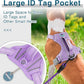 BARKBAY Dog Harness No Pull with ID Tag Pocket - Heavy Duty, Reflective, Easy Control for Large Dogs(Violet Purple,S)