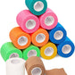 California Basics Self-Adhesive Medical Tape (2 inch) - Pack of 12 - Cohesive Bandage Wrap Rolls - Waterproof Athletic Tape - Self Adhesive Medical Adhesive Bandage Wrap - Vet Stretch Wrap