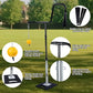 3-In-1 Baseball Softball Batting Tee,5 Hitting Modes To Choose,Auto Reset Baseball Swing Trainner With Tethered Ball,Handrolled Rubber Top,Weighted Base,Height Adjustable Hitting Tee For All Players
