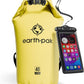 Earth Pak Waterproof Dry Bag - Roll Top Waterproof Backpack Sack Keeps Gear Dry for Kayak with Waterproof Phone Case