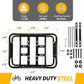 Bike Basket Rear with Liner,Waterproof Cover,Cargo Net Large Rear Bike Basket,Heavy Duty Bicycle Rear Basket for Electric Bike, Ebike,Great for Bike Trip,Carrying Grocery,Ball,Dog
