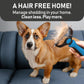 Maxpower Planet Pet Grooming Brush and 2X Grooming Gloves Combo - Double Sided Dematting, Deshedding Undercoat Rake for Dogs and Cats - Reduce Shedding Easily - Blue