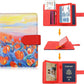 Melsbrinna RFID Passport Holder for Travel, Unisex Adults, Red, PU Leather, RFID Blocking, Passport Cover