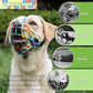 BARKLESS Dog Muzzle, Silicone Basket Muzzle for Small Medium Large Dogs, Soft Cage Mouth Cover Prevent Biting Chewing, Allow Drinking Panting, Suitable for German Shepherd