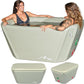 Endurance Cold Plunge 155 Gallon Ice Bath Tub Chiller Compatible Connections Inflatable, Durable, Portable, Insulated Design