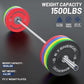 7ft Olympic Barbell Bar 45LB Load 1500lbs Capacity Available, for Gym Home Exercises, Weightlifting, Powerlifting for 2" Olympic Plates