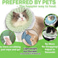 Soft Cat Cone Collar for Cats– Adjustable Lightweight Recovery E-Collar to Stop Licking, Scratching & Biting After Surgery, Comfortable Wound Healing Cone Alternative (Green, L)