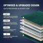 King Size Weighted Blanket for Adults (25 lbs, 80” x 87”, Dark Green) Cooling Heavy Blanket for Sleeping Perfect for 240-260 lbs, Breathable Blanket for Adults & Couple All Season, Machine Washable