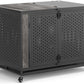 42" Heavy Duty Dog Crate Furniture for Medium and Large Dogs, Enclosed Design with 0.5 inch Holes, Indestructible Metal Kennel for High Anxiety Dogs, Chew Proof Indoor Pet House Cage, Gray