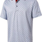 Men's Golf Polo Shirts Short Sleeve Striped Performance Moisture Wicking Dry Fit Golf Shirts for Men