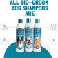 Bio-Groom Oatmeal Dog Shampoo – for Allergies and Itching, Cruelty-Free, Dog Bathing Supplies, Puppy Shampoo for Sensitive Skin, Made in USA, Anti-Itch Dog Products – 32 fl oz 1-Pack