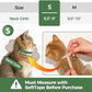 ComSaf Cat Cone Collar Soft - E Cat Collar Cones to Stop Licking After Surgery, Recovery Elizabethan Collar for Cats, Soft Cat Cone for Small Cats Kitten, Waterproof & Lightweight, Brown Leopard, S